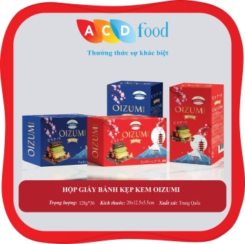 HỘP GIẤY BÁNH KẸP KEM OIZUMI